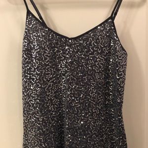 Sequin tank top